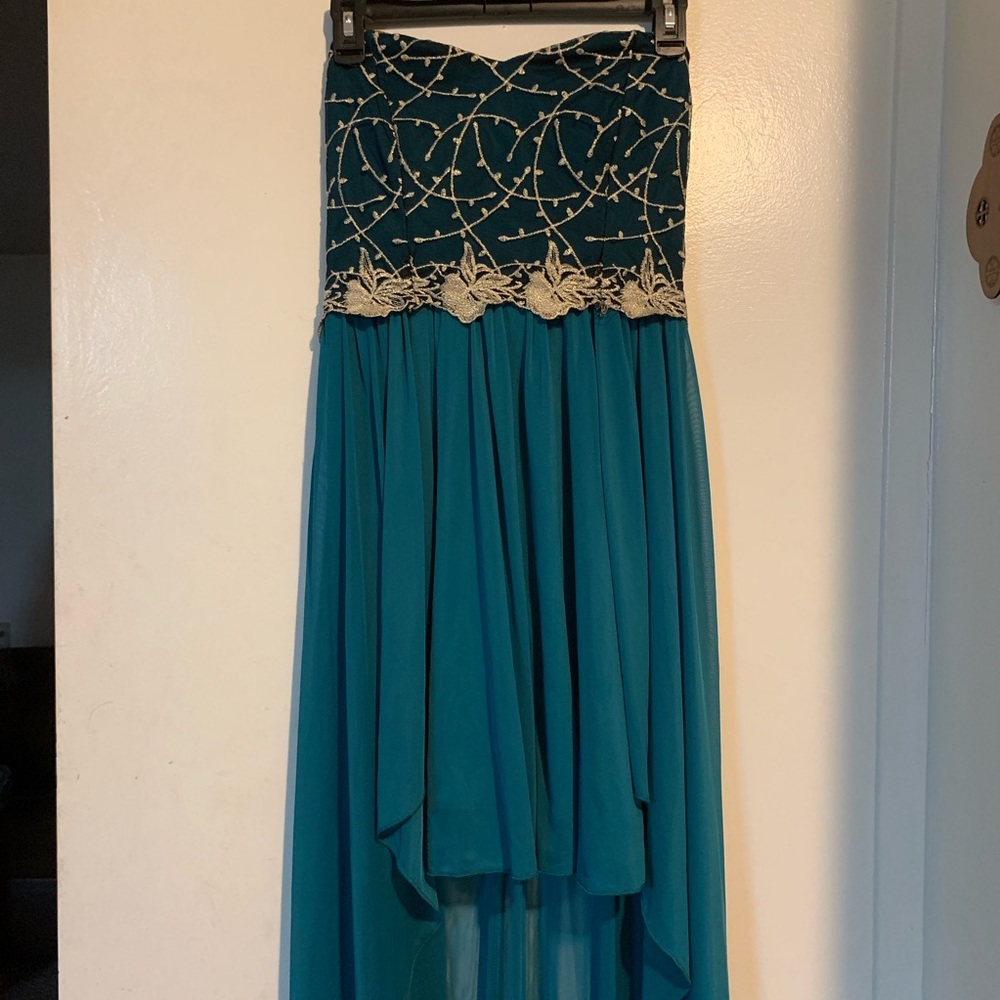 Black and blue Maxi dress